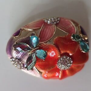 NAPIER FASHION JEWELRY PIN BEAUTIFUL COLORFUL EASTER EGG